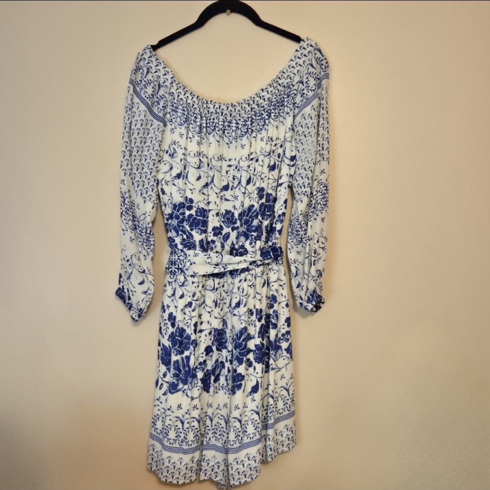 Anthropologie Clemente Off The Shoulder Floral Print Romper - Picture 4 of 7